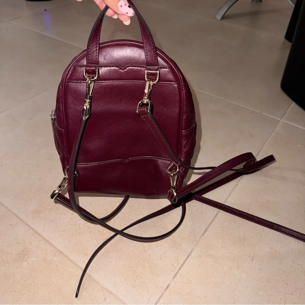 Kate Spade Quilted Wine Backpack